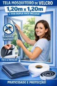 Tela Mosquiteiro de Velcro